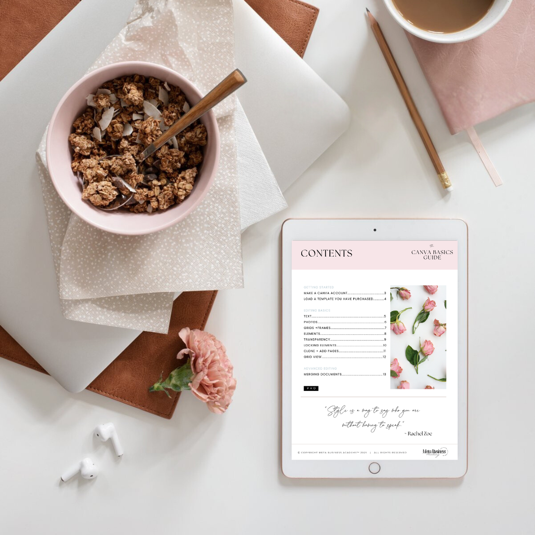 Canva Basics Guide  FREE DOWNLOAD